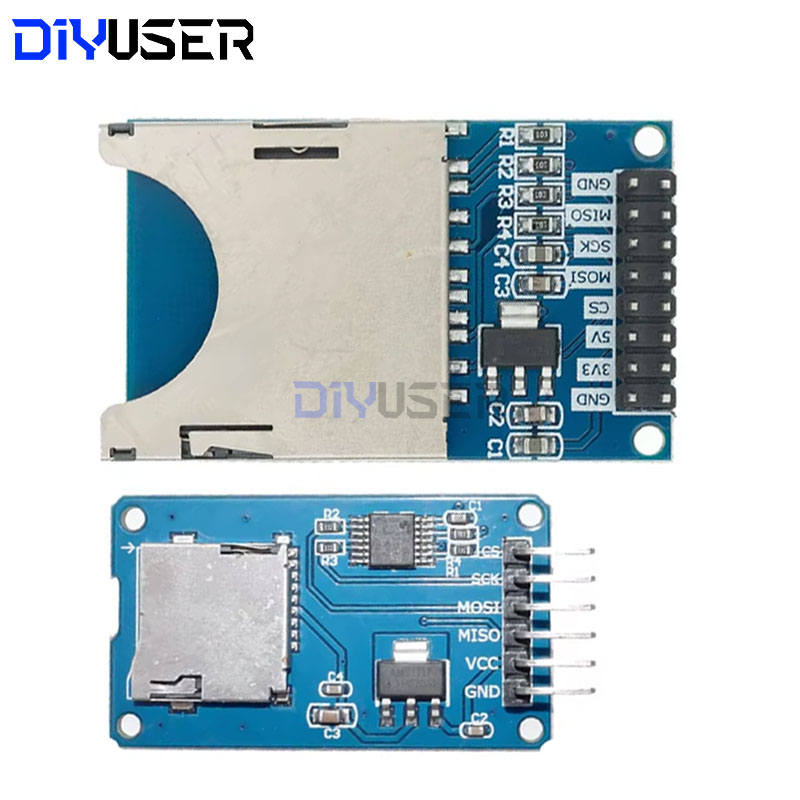 Sd Card Module Spi - DIYUSER Scheda di Espansione Memoria Micro