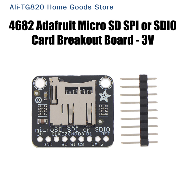 Sd Card Module Spi - [TG820]4682 Adafruit Modulo Breakout per Scheda