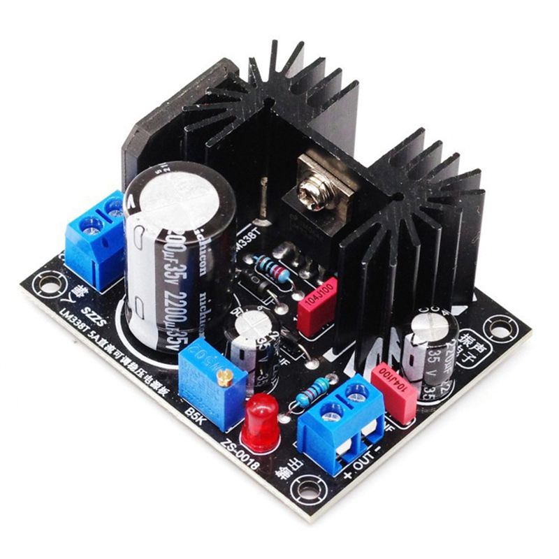 Diy Electronics Power Supply - Scheda di Alimentazione Lineare Regolabile LM338