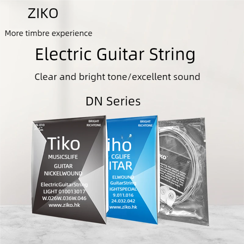 Diy Guitar Electronics - ZIKO Corde per chitarra elettrica Acciaio