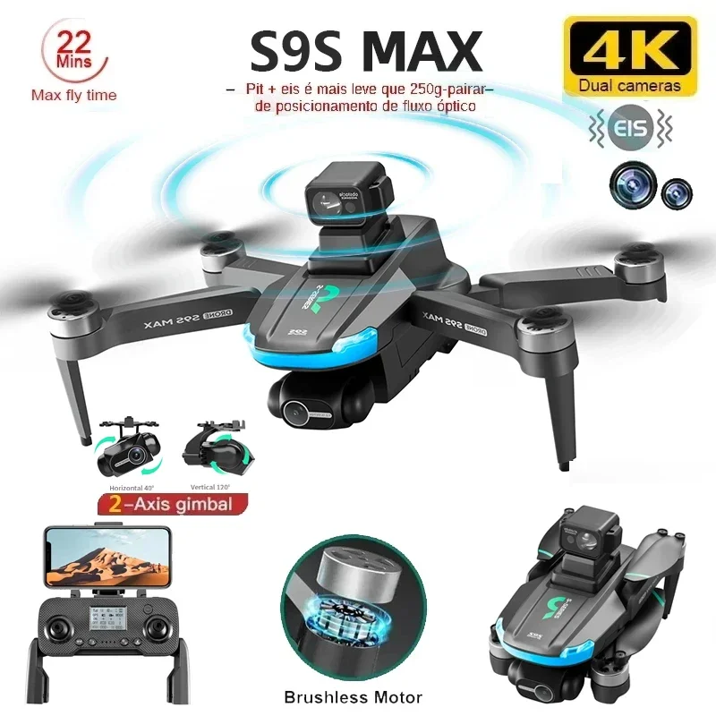 NUOVO S9S MAX MINI Drone 4K 2  - Diy Drone Electronics recensione e prezzo