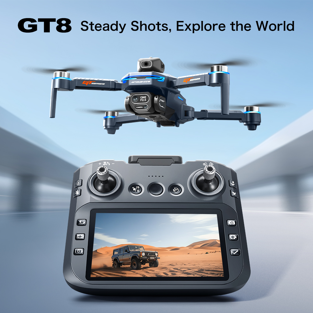 Drone Pieghevole GT8 Max con D - Diy Drone Electronics recensione e prezzo