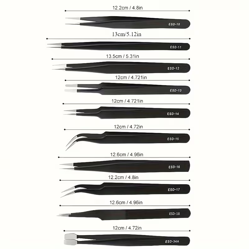 Set di 10 Pinzette Antistatich - Diy Electronics Parts recensione e prezzo