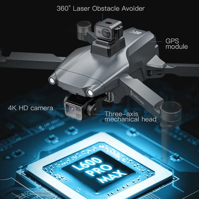 L600 PRO MAX GPS Drone Profess - Diy Drone Electronics recensione e prezzo