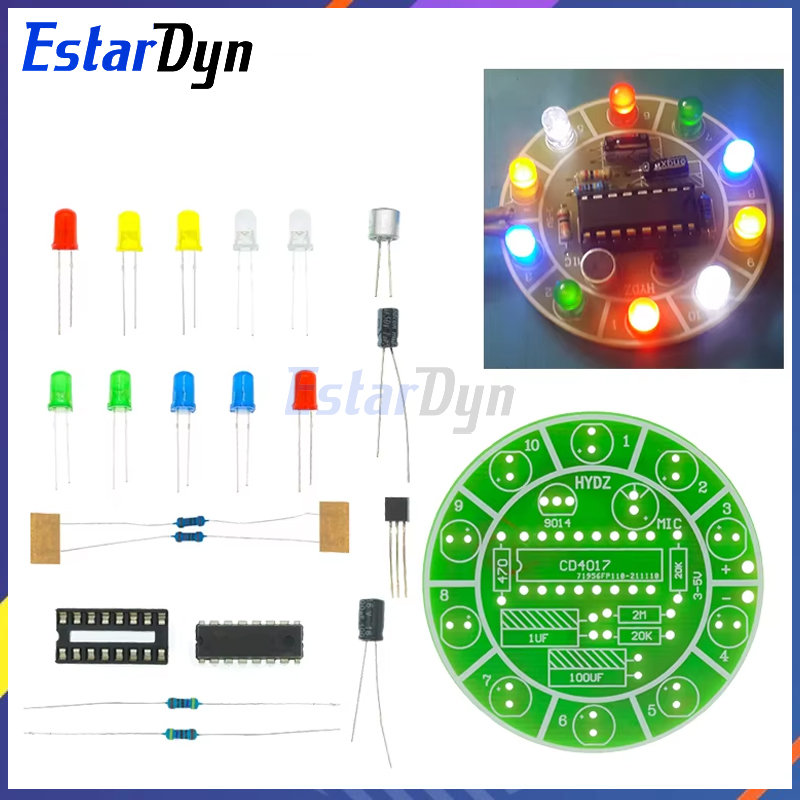 Estardyn CD4017 kit luce LED r - Diy Electronics Lab recensione e prezzo